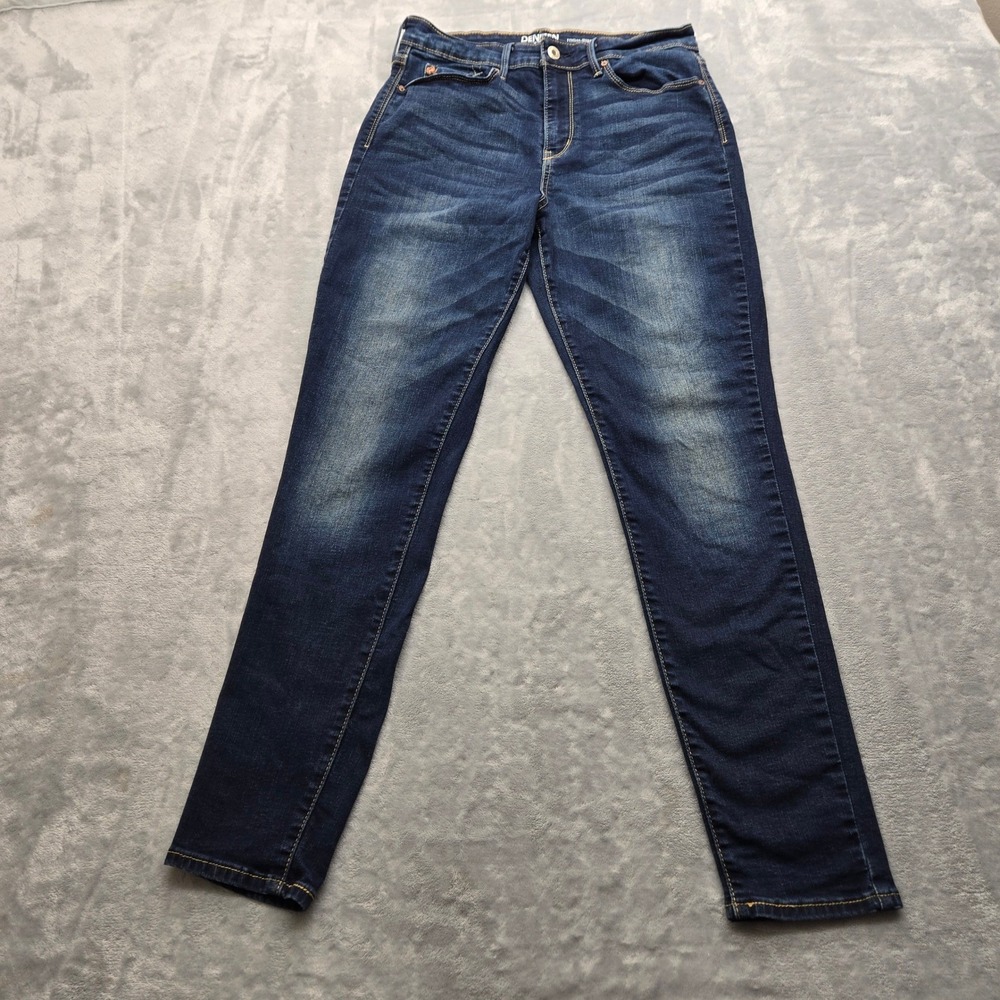 Denizen‎ Levis High Rise Skinny Womens 28x28 Jeans Dark Wash Stretch Denim Blue